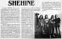 The article about SHEHINE metal music band - статья о музыкальной металлической группе Шехина
